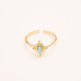 Bague Bohm Paris - Karima Bague Bohm Paris Howlite bleu 