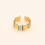 Bague Bohm Paris - Keynia Bague Bohm Paris bleu email 