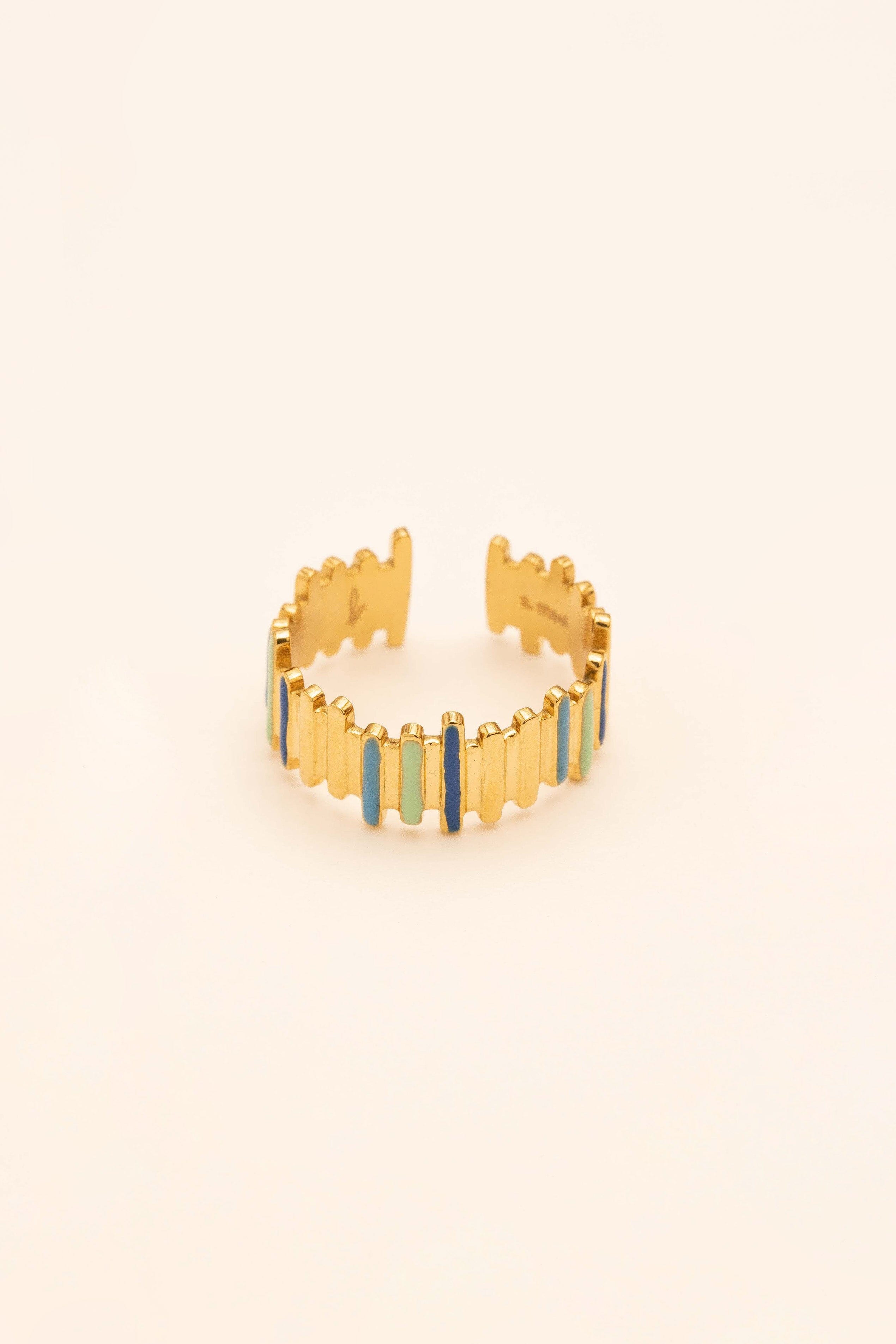 Bague Bohm Paris - Keynia Bague Bohm Paris bleu email 