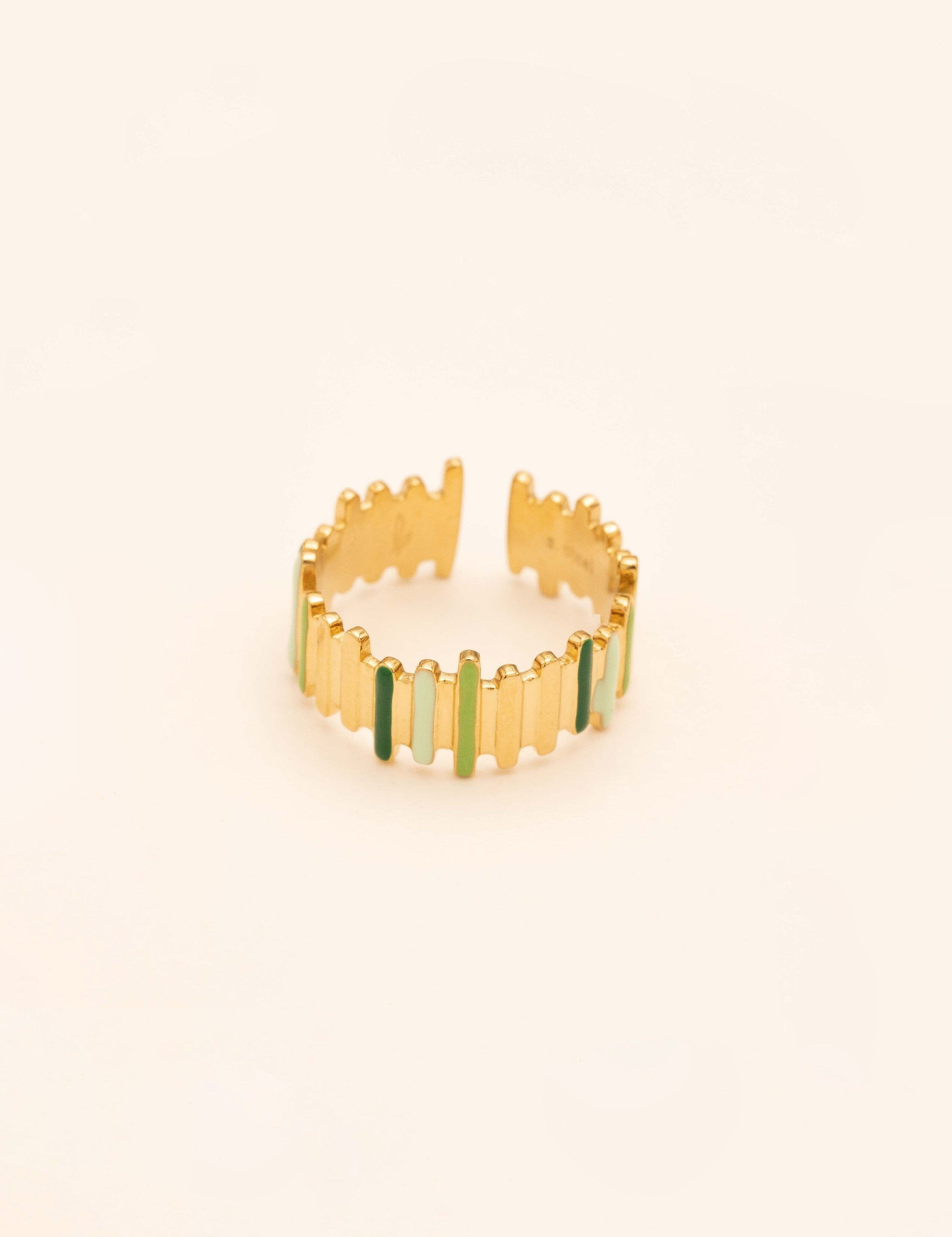 Bague Bohm Paris - Keynia Bague Bohm Paris vert émail 