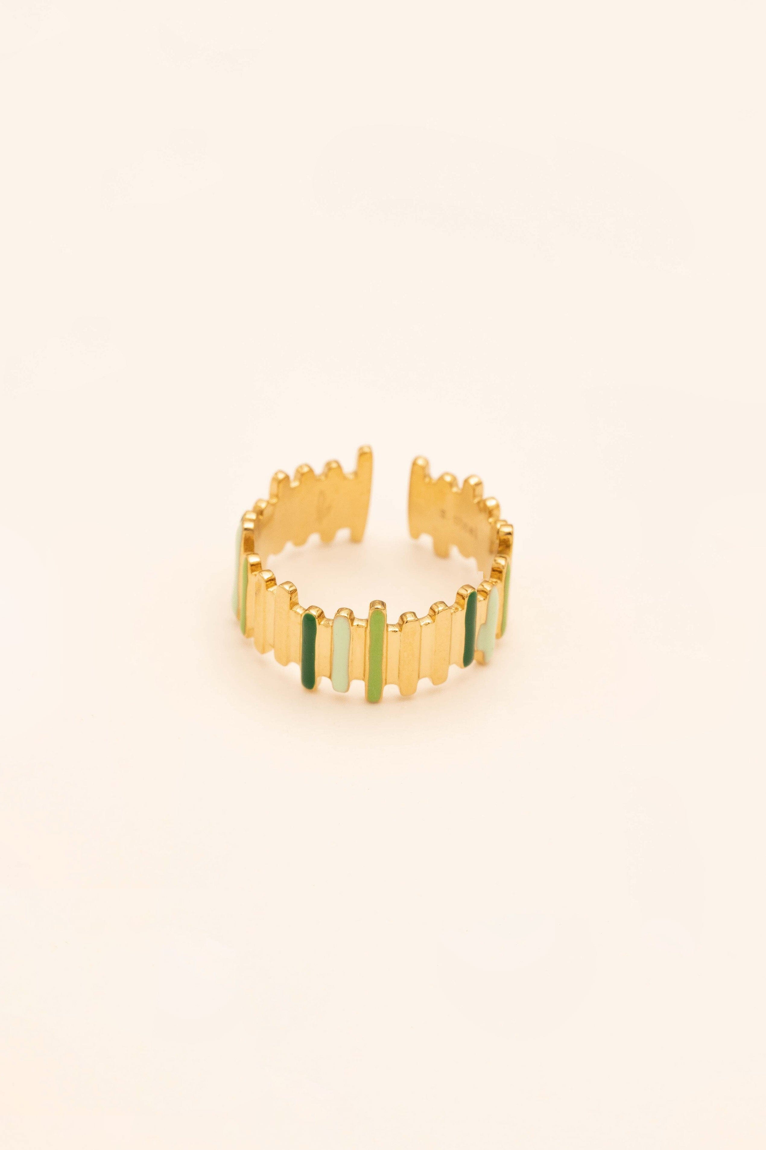 Bague Bohm Paris - Keynia Bague Bohm Paris vert émail 