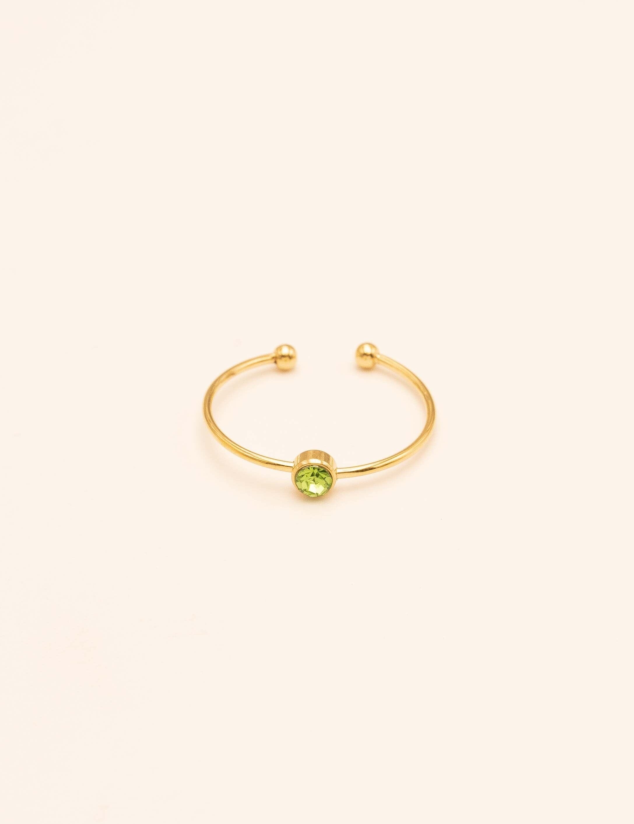 Bague Bohm Paris - Maisie Bague Bohm Paris vert prairie 