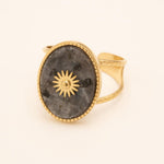 Bague Bohm Paris - Newis Bague Bohm Paris Labradorite 