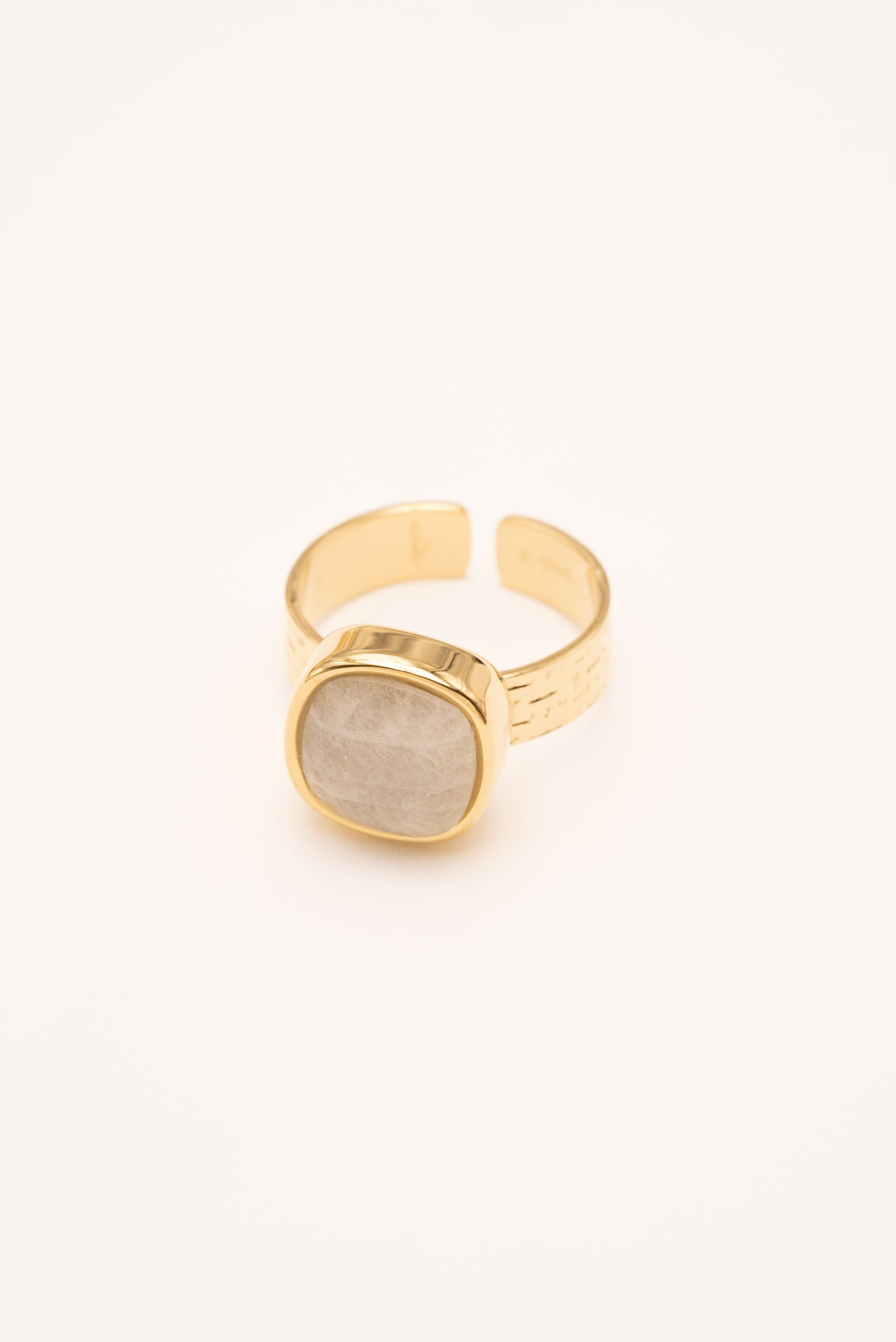 Bague Bohm Paris - Sivaria Bague Bohm Paris Agate blanche 