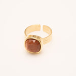 Bague Bohm Paris - Sivaria Bague Bohm Paris pierre de sable d or 