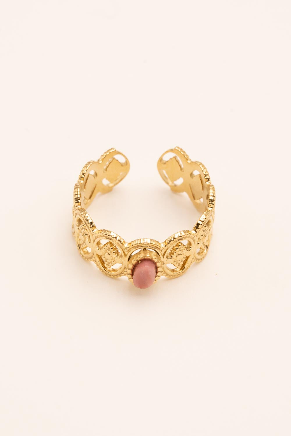 Bague Bohm Paris - Sivethine Bague Bohm Paris Rhodonite 