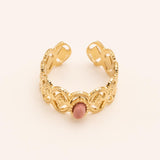 Bague Bohm Paris - Sivethine Bague Bohm Paris Rhodonite 
