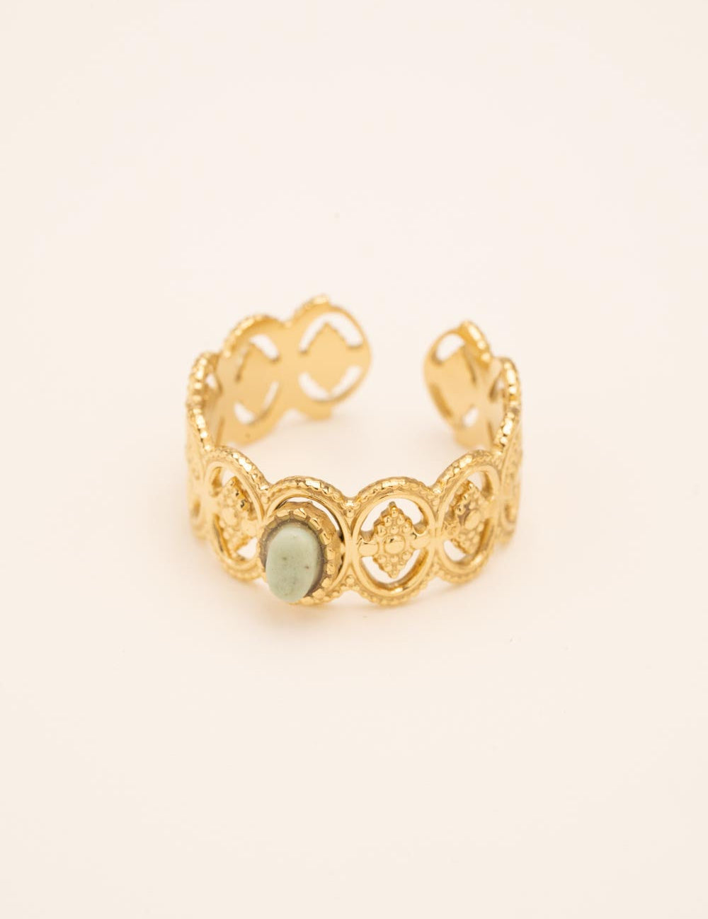 Bague Bohm Paris - Sivethine Bague Bohm Paris Turquoise africaine 
