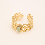 Bague Bohm Paris - Sivethine Bague Bohm Paris Turquoise africaine 