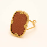 Bague Bohm Paris - Zelda Bagues Bohm Paris pierre de sable d or 