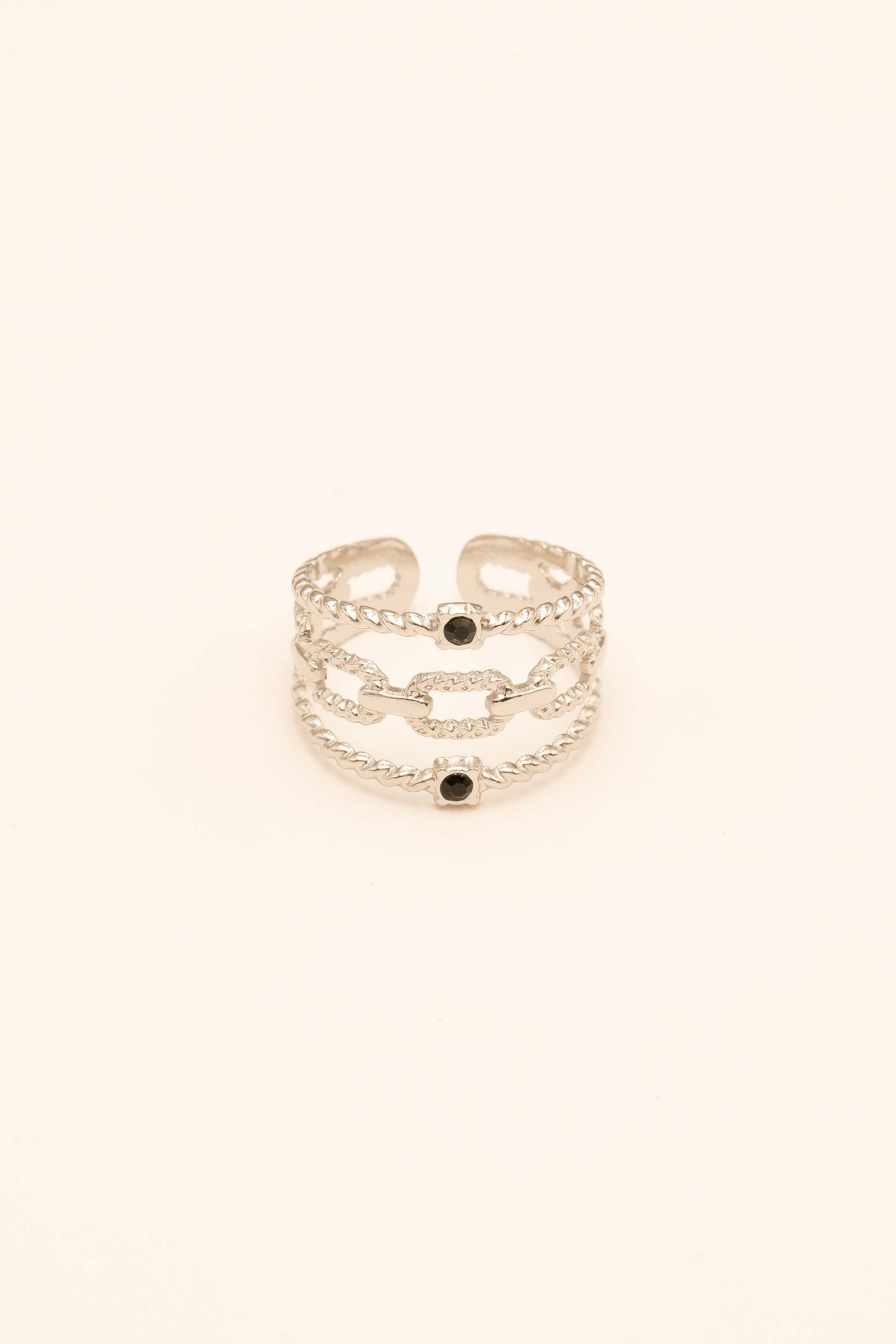 Bague Bohm Paris - Zuria Bague Bohm Paris Argenté noir 