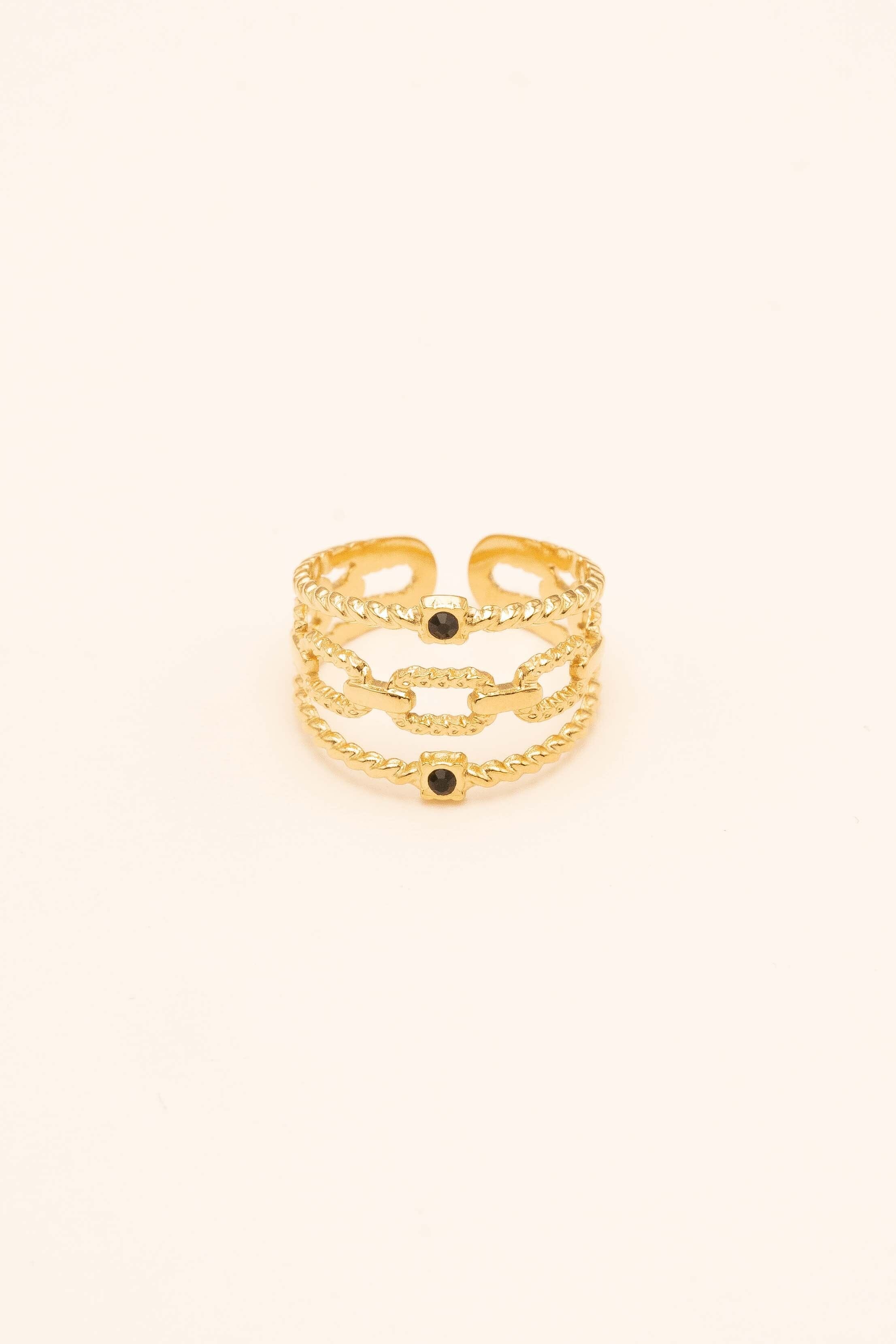 Bague Bohm Paris - Zuria Bague Bohm Paris Noir 