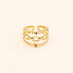 Bague Bohm Paris - Zuria Bague Bohm Paris Rose pétale 