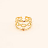 Bague Bohm Paris - Zuria Bague Bohm Paris Rose pétale 