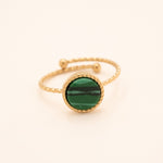 Bague Emllo Bague Bohm Paris Malachite 