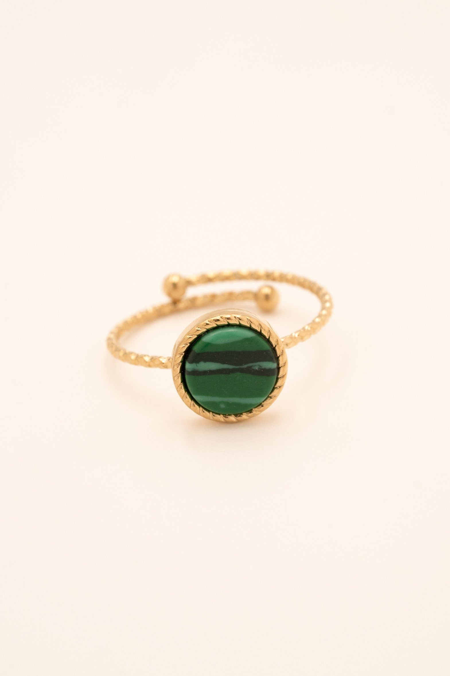 Bague Emllo Bague Bohm Paris Malachite 