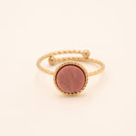 Bague Emllo Bague Bohm Paris rhodonite 