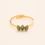 Bague Frances Bagues Bohm Paris Jaspe Vert 