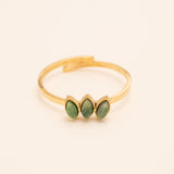 Bague Frances Bagues Bohm Paris Jaspe Vert 