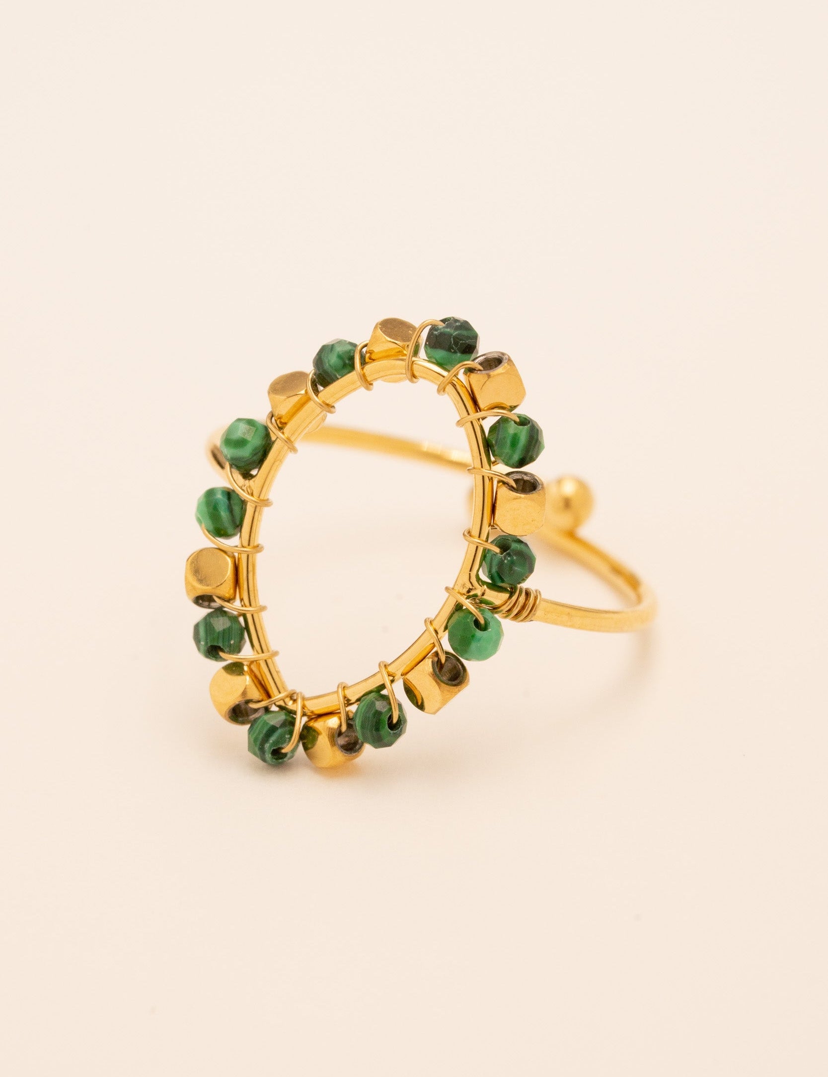 Bague Gloria Bagues Bohm Paris Malachite 
