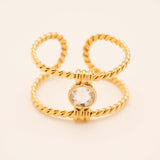 Bague Joe Bagues Bohm Paris Crystal 