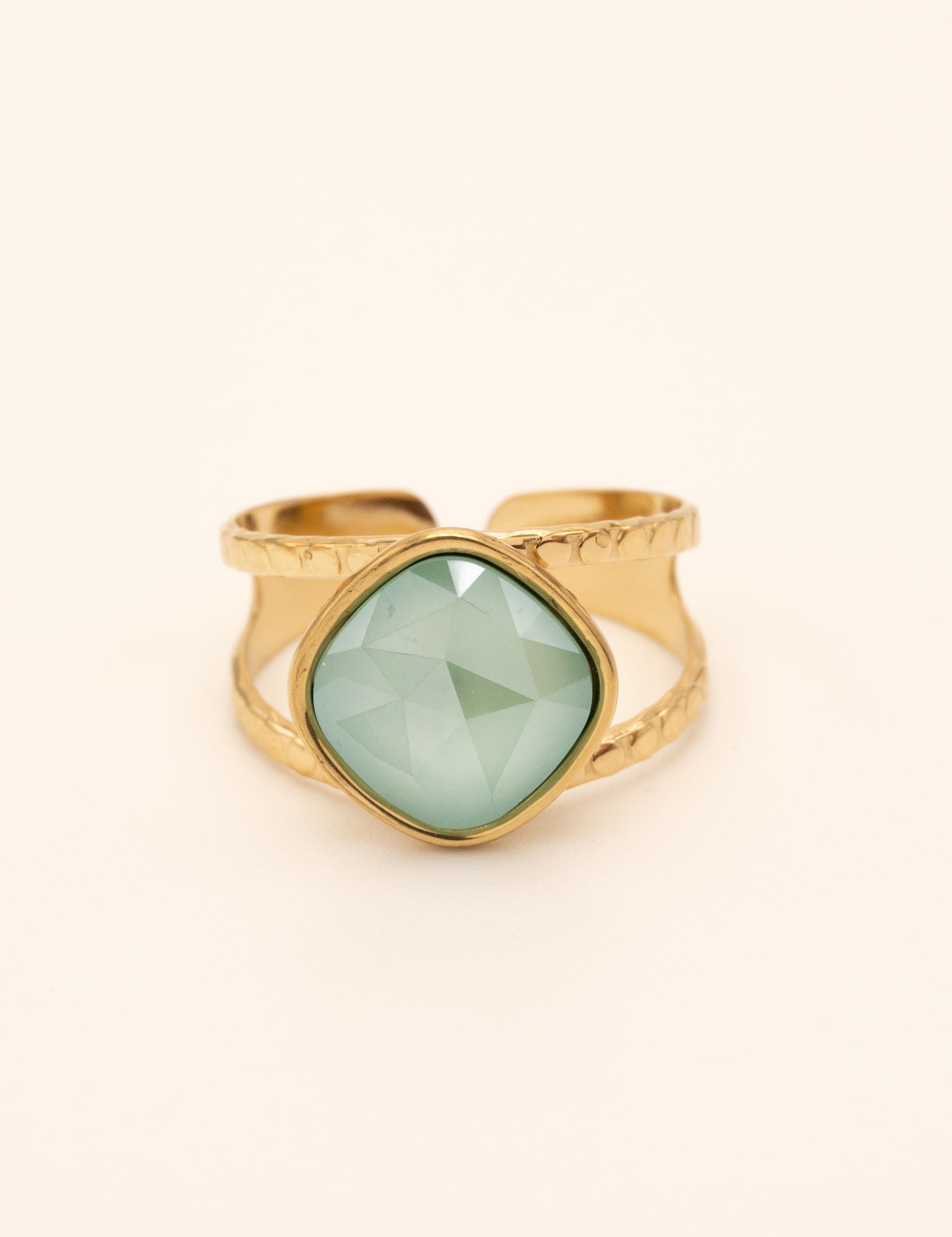 Bague Léa Bague Bohm Paris Vert eau 