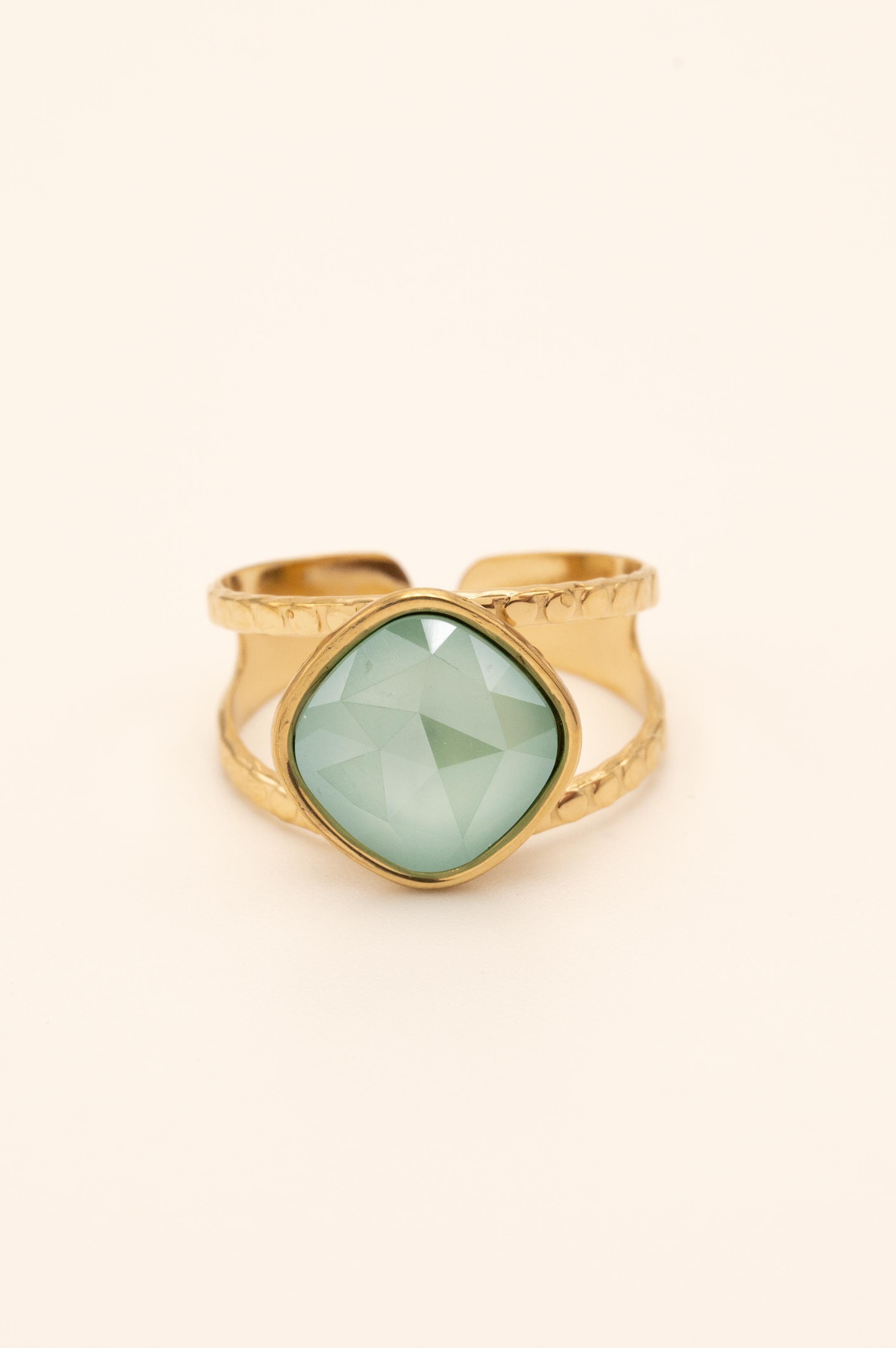 Bague Léa Bague Bohm Paris Vert eau 
