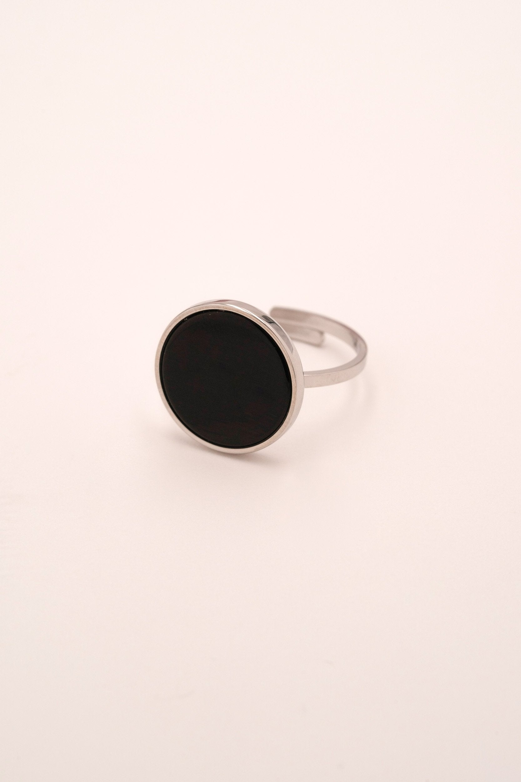 Bague Maxine Argenté Bague Bohm Paris Onyx 