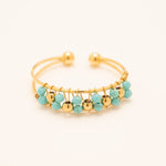 Bague Seth Bagues Bohm Paris Howlite Bleue 