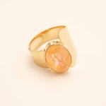 Bague Villïa Bague Bohm Paris Abricot irisé 