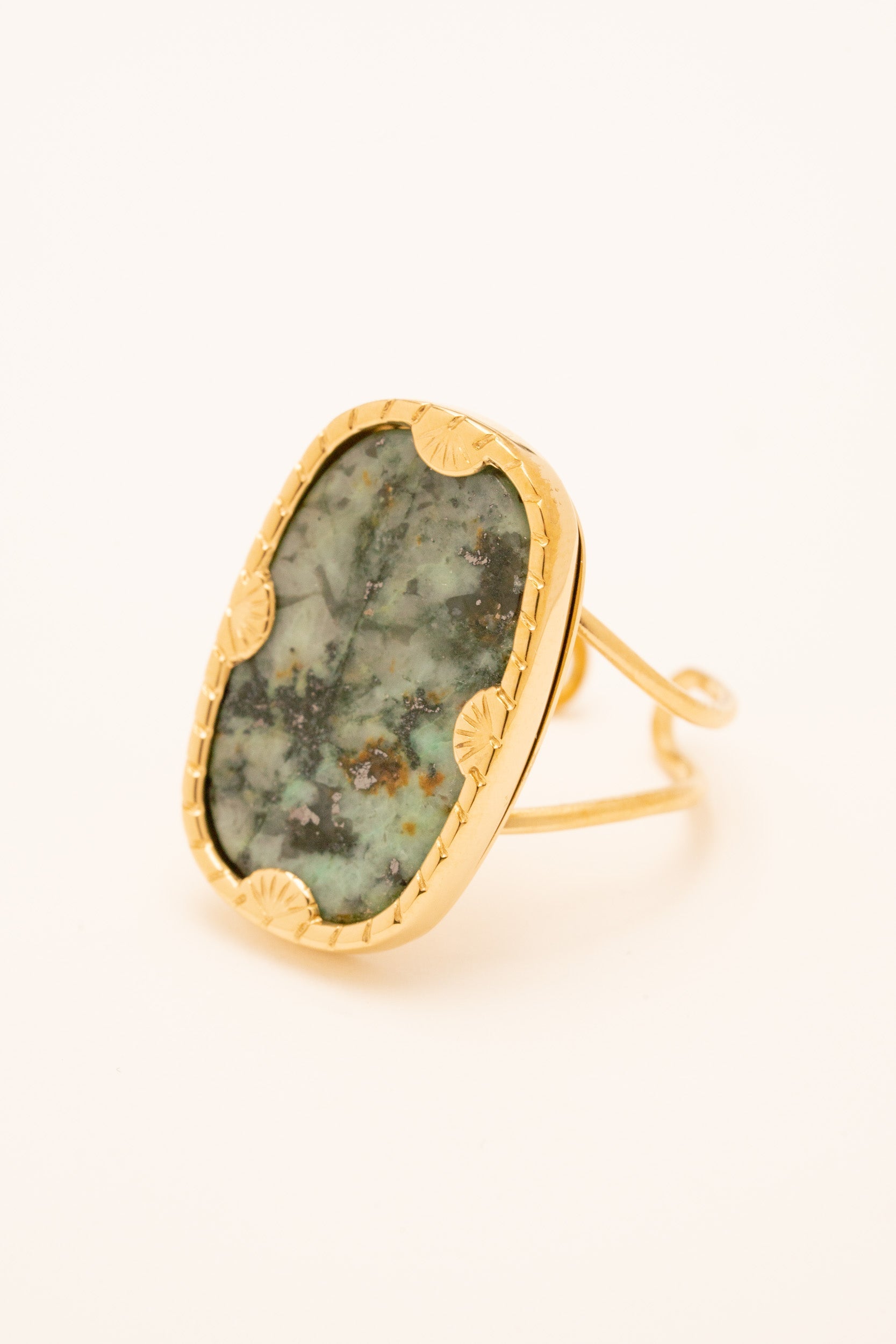 Bague Zelda Bagues Bohm Paris Turquoise Africaine 