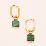 Boucle Bohm Paris - Chloefina Boucles D'oreilles Bohm Paris malachite 