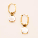 Boucle Bohm Paris - Chloefina Boucles D'oreilles Bohm Paris nacre blanche 