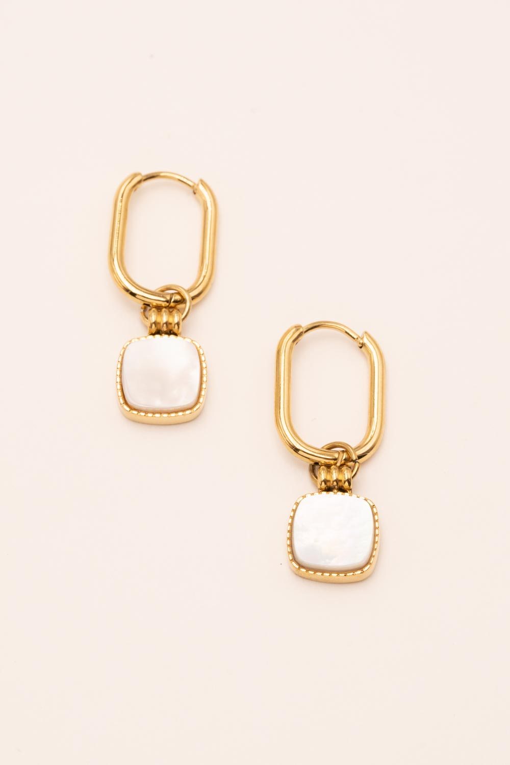Boucle Bohm Paris - Chloefina Boucles D'oreilles Bohm Paris nacre blanche 