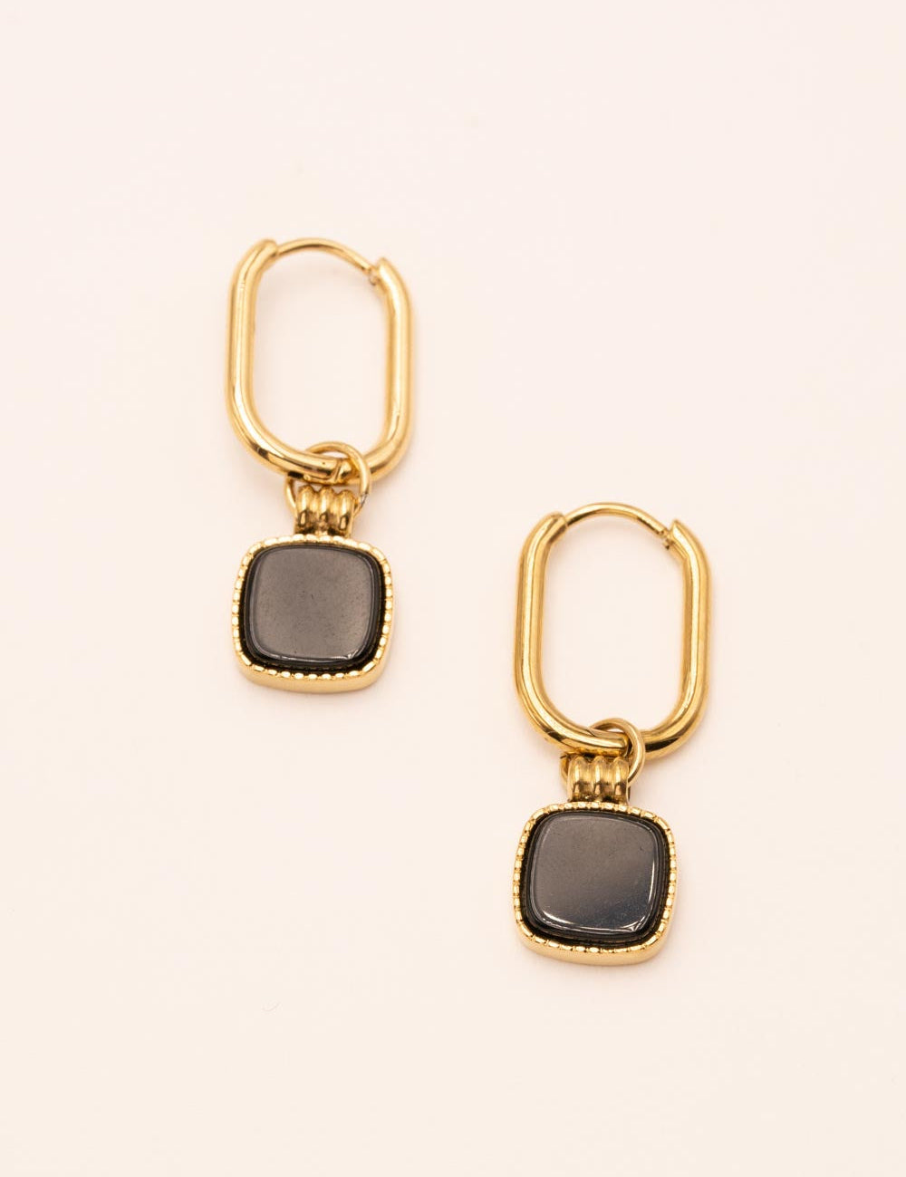 Boucle Bohm Paris - Chloefina Boucles D'oreilles Bohm Paris Onyx 