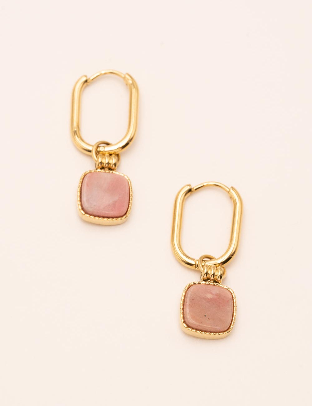 Boucle Bohm Paris - Chloefina Boucles D'oreilles Bohm Paris Rhodonite 