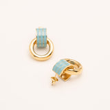 Boucle Bohm Paris - Enara Boucles D'oreilles Bohm Paris Bleu ciel émail 