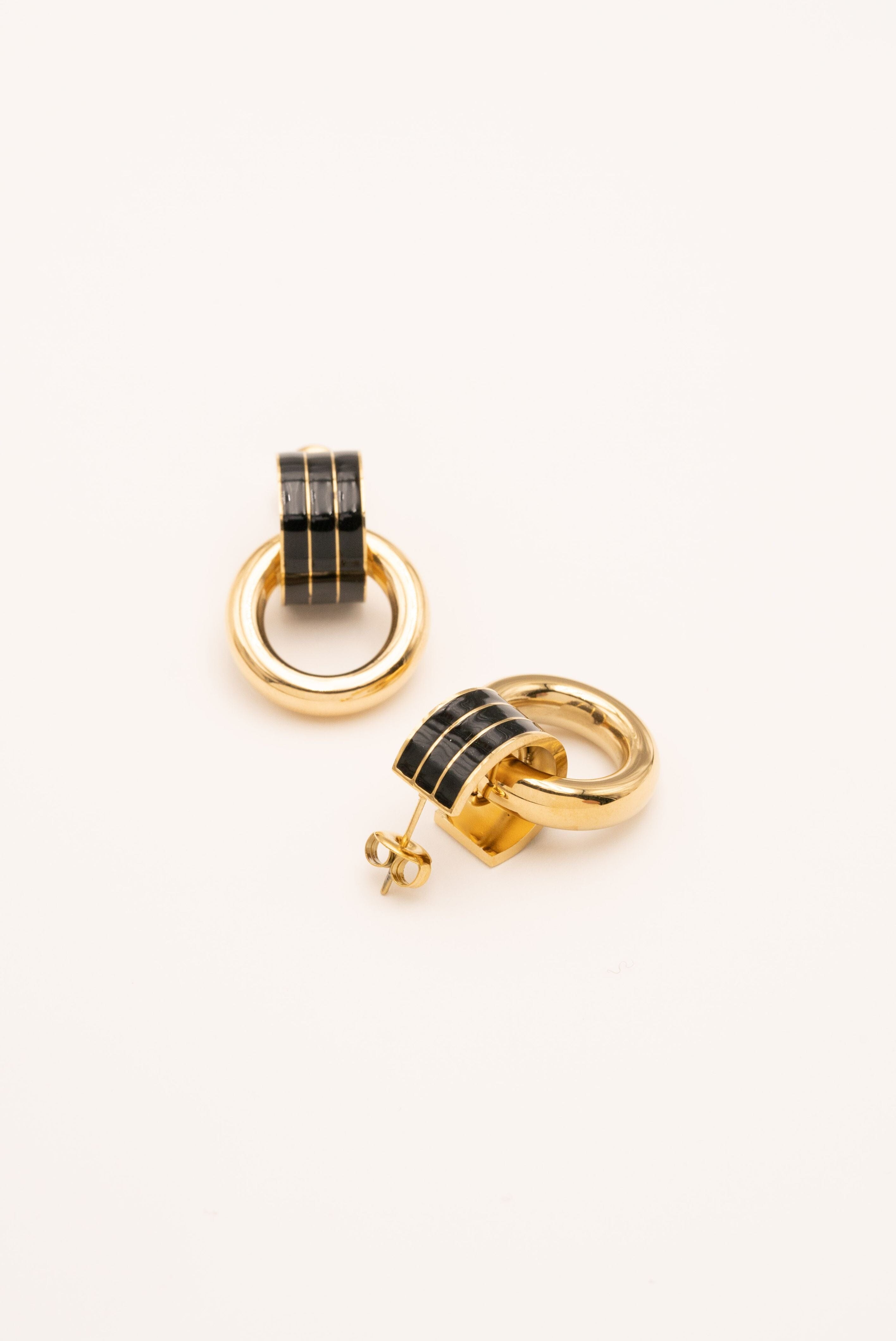 Boucle Bohm Paris - Enara Boucles D'oreilles Bohm Paris Noir émail 