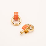Boucle Bohm Paris - Enara Boucles D'oreilles Bohm Paris Orange émail 
