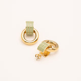 Boucle Bohm Paris - Enara Boucles D'oreilles Bohm Paris Vert eau email 