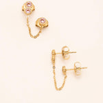 Boucle Bohm Paris - Florina Boucles D'oreilles Bohm Paris rose pétale 