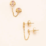 Boucle Bohm Paris - Florina Boucles D'oreilles Bohm Paris rose pétale 