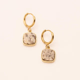 Boucle mini créoles Bohm Paris - Chloefina Boucles D'oreilles Bohm Paris jaspe paysage 
