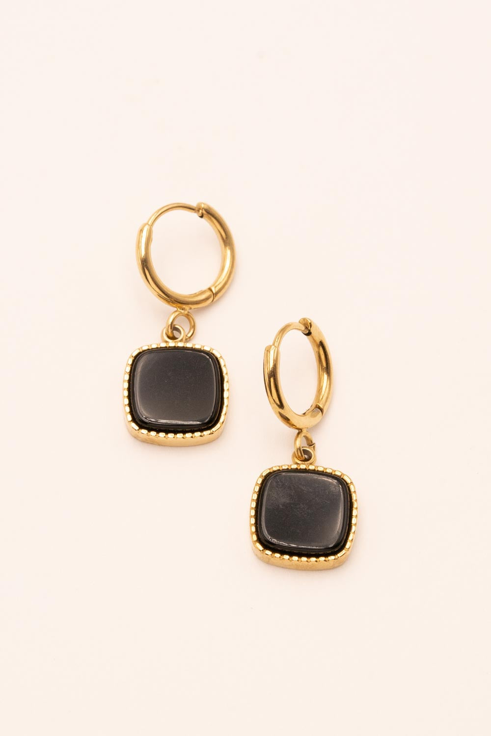 Boucle mini créoles Bohm Paris - Chloefina Boucles D'oreilles Bohm Paris Onyx 