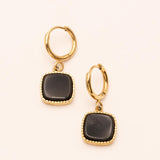 Boucle mini créoles Bohm Paris - Chloefina Boucles D'oreilles Bohm Paris Onyx 
