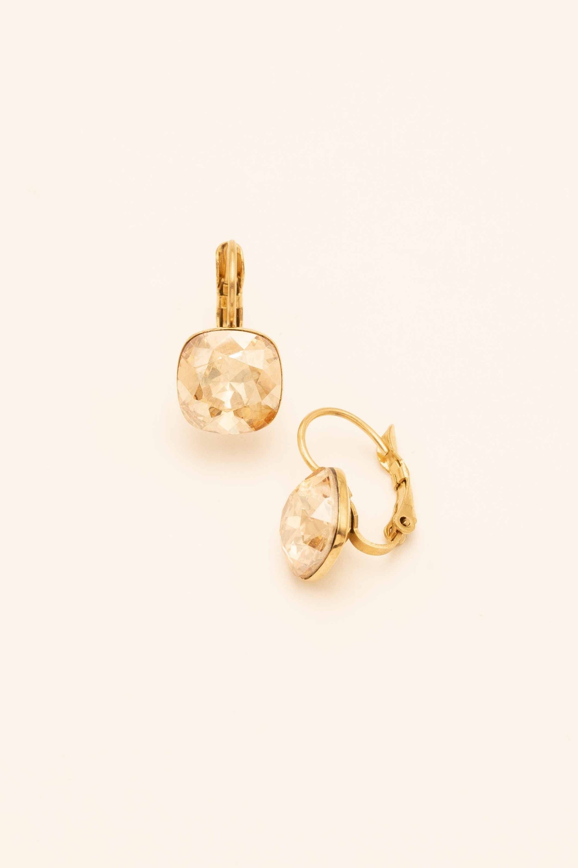 Boucles Béa Boucles D'oreilles Bohm Paris beige soleil 