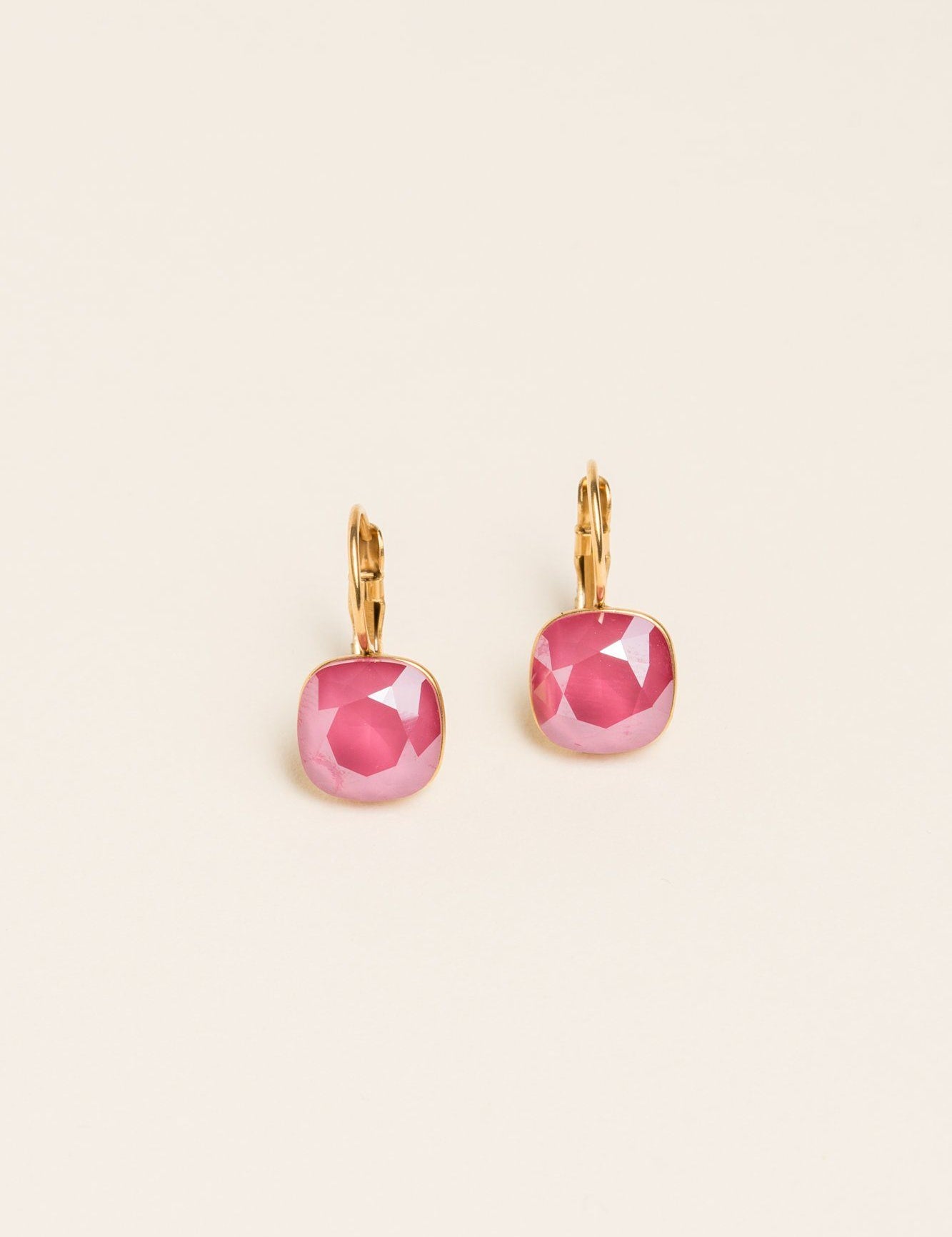 Boucles Béa Boucles D'oreilles Bohm Paris rose fuchsia