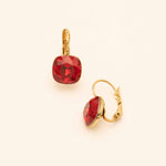 Boucles Béa Boucles D'oreilles Bohm Paris Rouge carmin 
