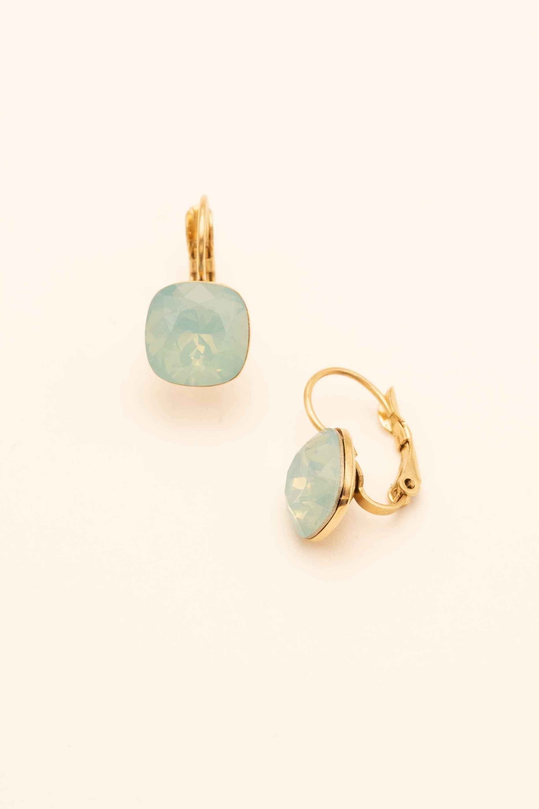 Boucles Béa Boucles D'oreilles Bohm Paris vert opal 