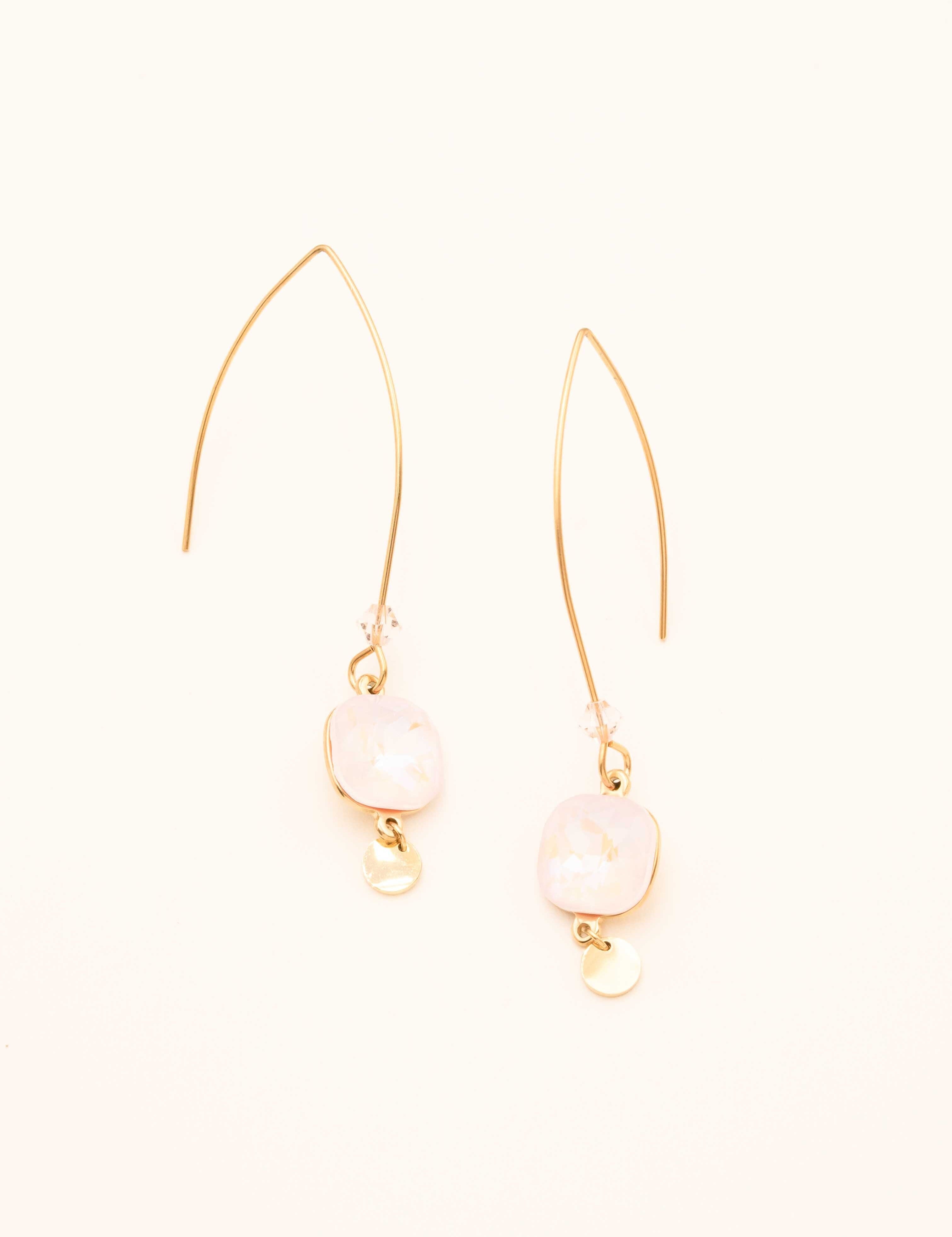 Boucles Bohm Paris - Aléa Boucles D'oreilles Bohm Paris blanc opal 